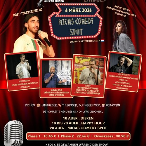 Micas Comedy Spot - 6 März 2026